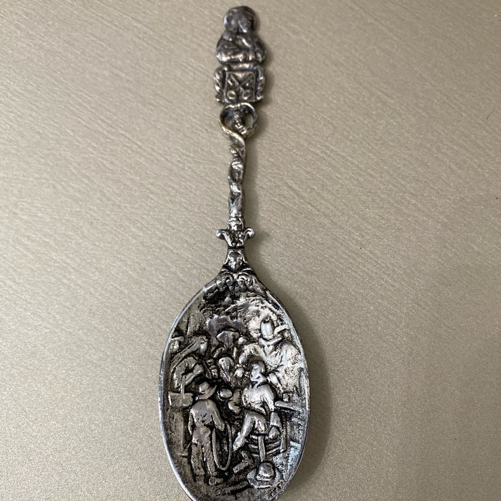 Antique Dutch Pewter Spoons